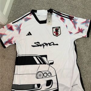 Adidas Japan JFA White Supra Graphic Jersey